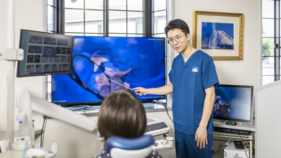 治療説明の様子