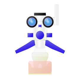 顕微鏡のイラスト